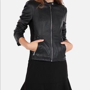 Express faux leather jacket